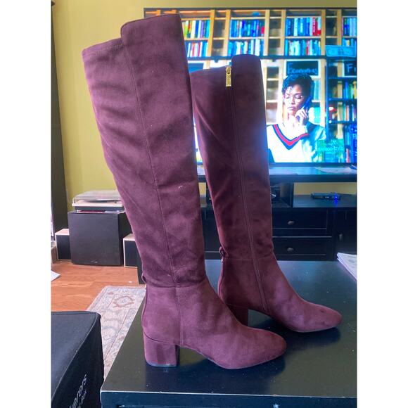 Micheal kors Shoes - Michael Kors Women’s Braden Zip Up Suede Knee High Boots Size 7M